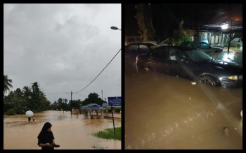 Banjir Terengganu : 39 pengungsi di tiga posko pagi ini
